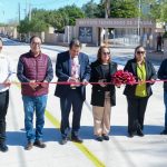Entrega alcaldesa Karla Córdova González obra de pavimentación en acceso a ITSON
