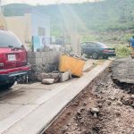 Alcaldesa de Guaymas supervisa daños ocasionados por intensa lluvia en Guaymas y San Carlos