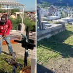 Avanza Ayuntamiento de Guaymas limpieza en cementerios