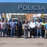 Entrega doctora Karla Córdova González unidades para balizamiento a la Dirección de Seguridad Pública y Tránsito Municipal