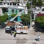 Intensifica Ayuntamiento de Guaymas labores de alumbrado público en el sector Luis Donaldo Colosio